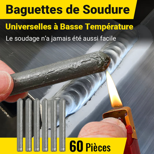 🔥 Achetez 1 recevez 1 gratuits⏳ Baguettes de Soudure Universelles à Basse Température – Soudez Aluminium, Acier & Cuivre en 1 Clic ! 🔧✨