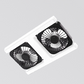 📢📢40 % DE RÉDUCTION !! ⏰Ventilateur de plafond à double tête avec lumière LED – design moderne avec télécommande pour salon et chambre