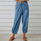 Pantalon ample droit à jambe large pour femmes