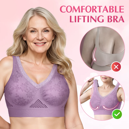 ⏳Spécial à durée limitée⏰Soutien-gorge sans armatures en dentelle à maintien élevé pour femme👙