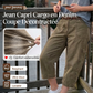 👖🪢🔧 OFFRE LIMITÉE 50% DE RÉDUCTION! Pantalons Cargo Capri Décontractés pour Femme – Plusieurs Poches Utilitaires, Longueur Courte, Coupe Large – Parfaits pour un Usage Quotidien, les Voyages ou les Promenades en Plein Air 🌿☀️