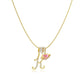 💖 DERNIER JOUR – 57 % DE RÉDUCTION ✨ Colliers à pendentifs 3 rangs avec initiales A-Z 🎀 | Personnalisés et élégants