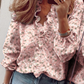 👚 60% DE RÉDUCTION! ✨ Chemisier à Volants 2026 – Manches Longues Lanterne, Coupe Ample & Style Doux pour Printemps-Automne 🌸