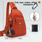 Sac à Dos et Sac Bandoulière Convertible Multi-Poches