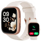 Montre connectée pour femmes et hommes, tracker d'activité physique avec fonction d'appel, montre de fitness avec suivi du sommeil/100 sports/podomètre étanche IP68