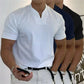 Chemise de Sport à Manches Courtes pour Hommes – Col en V, Confortable & Disponible jusqu'au 5XL
