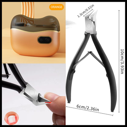 🏆Meilleure vente 🔥58 % DE RÉDUCTION⏳Coupe-Ongles et Polisseur Électrique 2-en-1