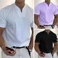 Chemise de Sport à Manches Courtes pour Hommes – Col en V, Confortable & Disponible jusqu'au 5XL