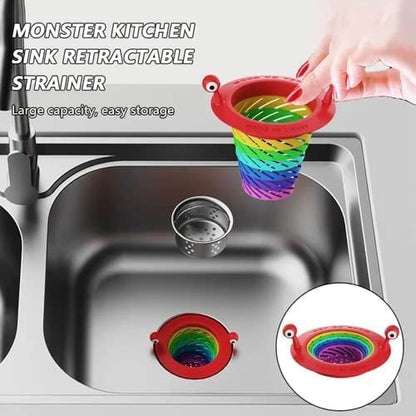 📢📢40% DE RÉDUCTION !! ⏰ Filtre de Bonde Extensible pour Cuisine – Retient les Débris Alimentaires et Aide à Prévenir les Bouchons