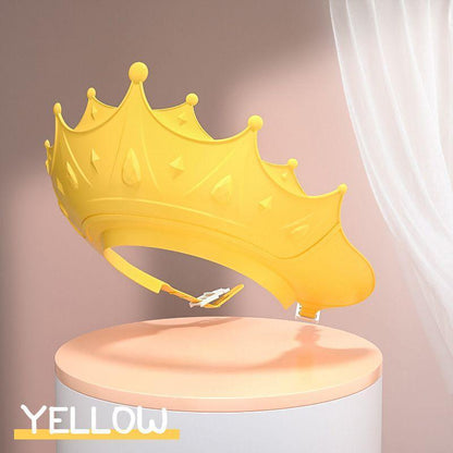 📢📢40% DE RÉDUCTION !! ⏰ 🛁 Bonnet de Douche Imperméable pour Bébé – PP + TPE – 15×13 cm – Ajustable – Couronne Dessin Animé – Jaune/Bleu/Rouge – Anti-Eau Yeux et Oreilles 👶