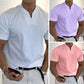 Chemise de Sport à Manches Courtes pour Hommes – Col en V, Confortable & Disponible jusqu'au 5XL