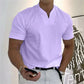 Chemise de Sport à Manches Courtes pour Hommes – Col en V, Confortable & Disponible jusqu'au 5XL