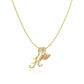 💖 DERNIER JOUR – 57 % DE RÉDUCTION ✨ Colliers à pendentifs 3 rangs avec initiales A-Z 🎀 | Personnalisés et élégants