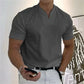 Chemise de Sport à Manches Courtes pour Hommes – Col en V, Confortable & Disponible jusqu'au 5XL