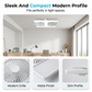 📢📢40 % DE RÉDUCTION !! ⏰Ventilateur de plafond à double tête avec lumière LED – design moderne avec télécommande pour salon et chambre