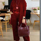 💞Ensemble 3 pièces élégant comprenant un cardigan long, un haut et un pantalon💞LIVRAISON GRATUITE