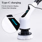 🧽50 % DE RÉDUCTION⚡ Brosse de nettoyage rotative électrique | 7 têtes de brosse · 300 tr/min · Étanche IPX5 · Batterie longue durée de 2500 mAh · Pour des tâches ménagères un jeu d'enfant