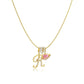 💖 DERNIER JOUR – 57 % DE RÉDUCTION ✨ Colliers à pendentifs 3 rangs avec initiales A-Z 🎀 | Personnalisés et élégants