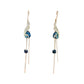 💐50% DE RÉDUCTION ! Boucles d‘oreilles pendantes paon doré – Le cadeau idéal pour elle 🎁✨【Offre Limitée】