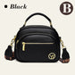 Sac classique multi-compartiments à bandoulière large et ajustable en cuir