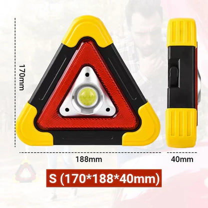 🚗Grande promotion - 60% de réduction🆘3-EN-1 Lampe de Signalisation d'Urgence Solaire Triangulaire pour le Bord de Route✨