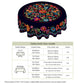 🔥Vente chaude🔥Nappe florale mexicaine avec bord festonné (60% de réduction)