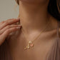 💖 DERNIER JOUR – 57 % DE RÉDUCTION ✨ Colliers à pendentifs 3 rangs avec initiales A-Z 🎀 | Personnalisés et élégants
