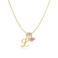 💖 DERNIER JOUR – 57 % DE RÉDUCTION ✨ Colliers à pendentifs 3 rangs avec initiales A-Z 🎀 | Personnalisés et élégants