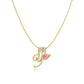 💖 DERNIER JOUR – 57 % DE RÉDUCTION ✨ Colliers à pendentifs 3 rangs avec initiales A-Z 🎀 | Personnalisés et élégants