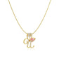 💖 DERNIER JOUR – 57 % DE RÉDUCTION ✨ Colliers à pendentifs 3 rangs avec initiales A-Z 🎀 | Personnalisés et élégants
