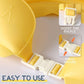 📢📢40% DE RÉDUCTION !! ⏰ 🛁 Bonnet de Douche Imperméable pour Bébé – PP + TPE – 15×13 cm – Ajustable – Couronne Dessin Animé – Jaune/Bleu/Rouge – Anti-Eau Yeux et Oreilles 👶