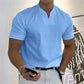 Chemise de Sport à Manches Courtes pour Hommes – Col en V, Confortable & Disponible jusqu'au 5XL