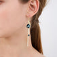 💐50% DE RÉDUCTION ! Boucles d‘oreilles pendantes paon doré – Le cadeau idéal pour elle 🎁✨【Offre Limitée】