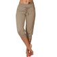 Pantalon de jogging taille haute et coupe ajustée, cordon de serrage et poches