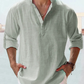 🔥50% de réduction🔥Chemise à manches longues pour hommes, en coton et lin