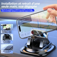 🚗 Support téléphone pour voiture – Rotation 360° 🔄 + Angle entièrement réglable, compatible avec tous les téléphones 💫, stabilité absolue même sur routes de montagne accidentées ! 📱🌀