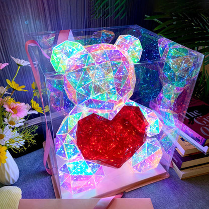 💕Offre spéciale Saint-Valentin - 60 % de réduction🎁 Ours lumineux coloré