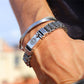 💎 57% DE RÉDUCTION ! 💎 Bracelet Roue de Prière Tibétaine – Argent 925, Porte-Bonheur & Cadeau Saint-Valentin
