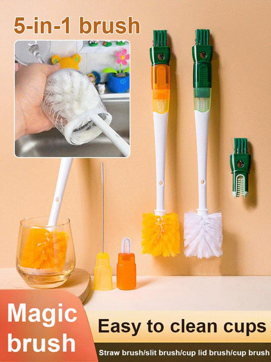Brosse à tasse multifonctionnelle 5 en 1