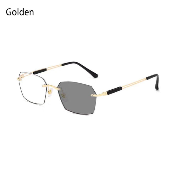 Read Optics Lunettes De Lecture Rectangulaires Semi-Sans Monture - Légères, Élégantes, Plusieurs Puissances Disponibles