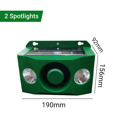 💥📣📣Lampe d'avertissement solaire anti - bête avec volume élevé