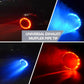 📢📢40 % DE RÉDUCTION !! ⏰Embout d'Échappement LED en Fibre de Carbone – Double Couche Anti-Bruit & Fixation 3 Boulons for un Tuning qui Crache du Feu ✨🚗