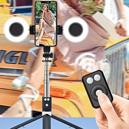 Nouvelle canne à selfie rétractable et trépied polyvalent pour téléphone portable