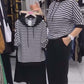 💥Soldes d'été💥Ensemble pour femme composé d'un haut rayé et d'un pantalon uni(🔥55% de réduction)