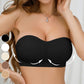 Soutien-gorge sans bretelles sans glissement pour femmes avec fermeture latérale croisée