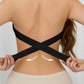 Soutien-gorge sans bretelles sans glissement pour femmes avec fermeture latérale croisée
