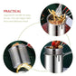 🍟🍤 -60% ! 🥘Friteuse Multifonctionnelle Acier Inoxydable 304 – Anti-Éclaboussures, Économe en Huile & Polyvalente.