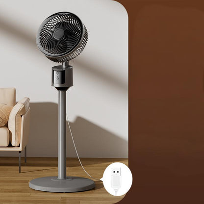 🏆Réduction directe de 50% pour une durée limitée❄️🔥 Ventilateur de plancher d'écoulement d'air silencieux à économie d'énergie alimenté par USB 🍃