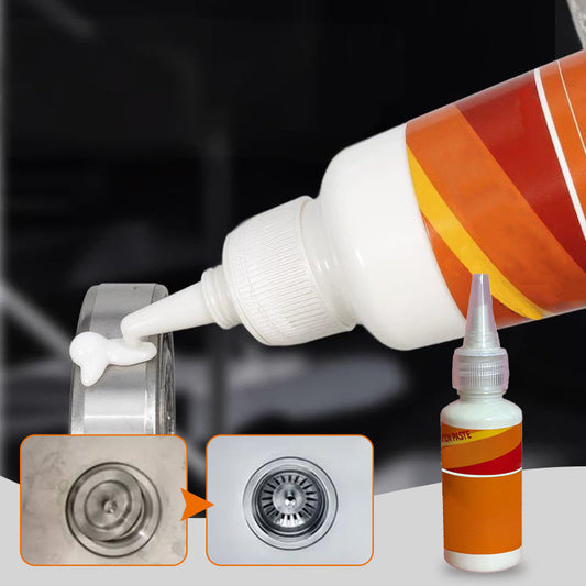 🔩Achetez 3 obtenez 2 gratuits 🏠🛠️60ml Chrome & Metal Polish Cream avec éponge（50% OFF）