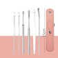 📢 Remise limitée de 50% 📢 Portable en acier inoxydable Earlöpfel 6 pièces-Set - Spiral-Ohrwerkzeug ✨